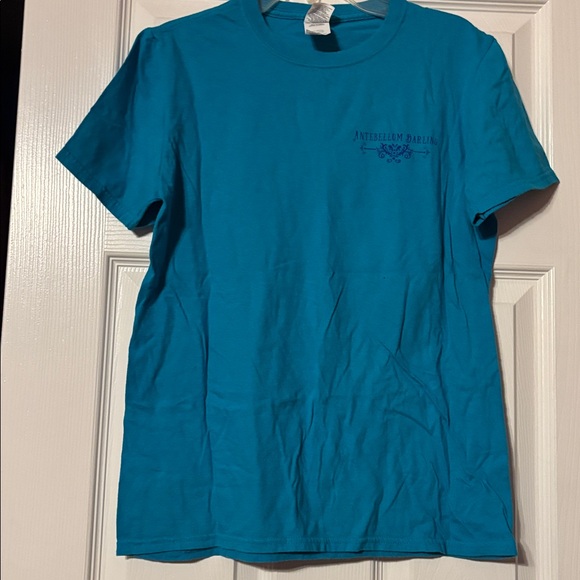 Gildan Softstyle Ring Spun teal Blue T-Shirt size small antebellum daring - Picture 1 of 6